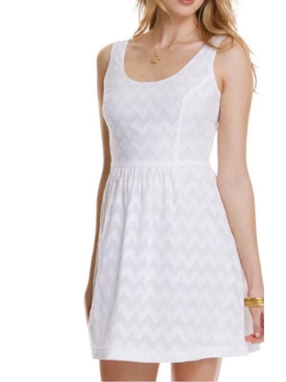 Vineyard Vines Chevron Jacquard Dress